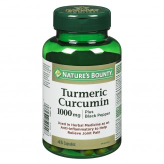 Nature's Bounty Turmeric Curcumin & Black Pepper, 45 Capsules
